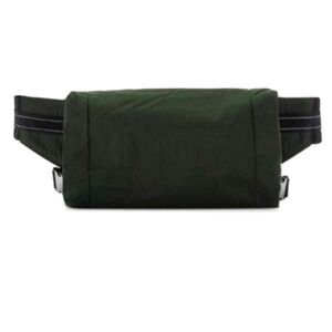 Bottega Veneta Mesh Detail Khaki  Nylon Belt Bag Authentic